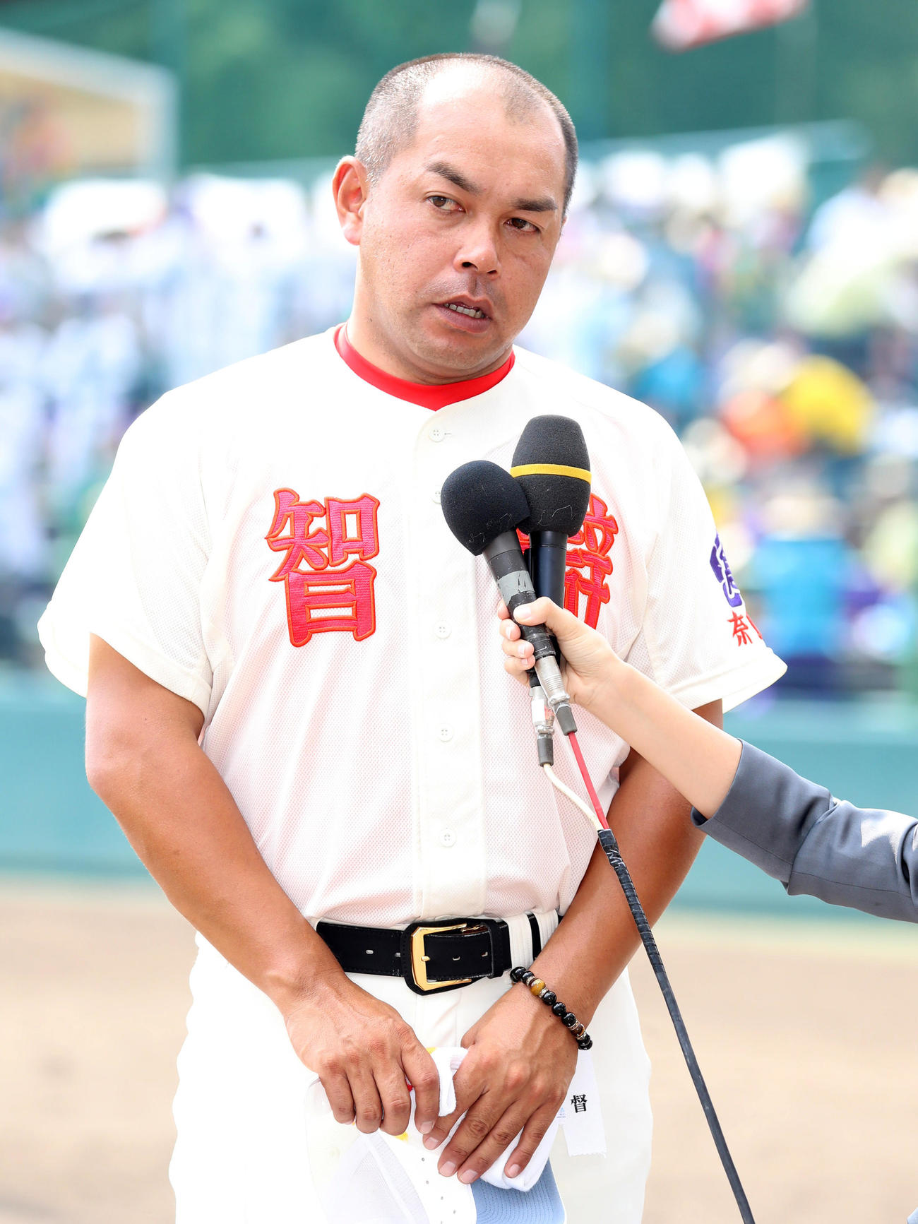 智弁学園・小坂将商監督（2016年7月28日撮影）