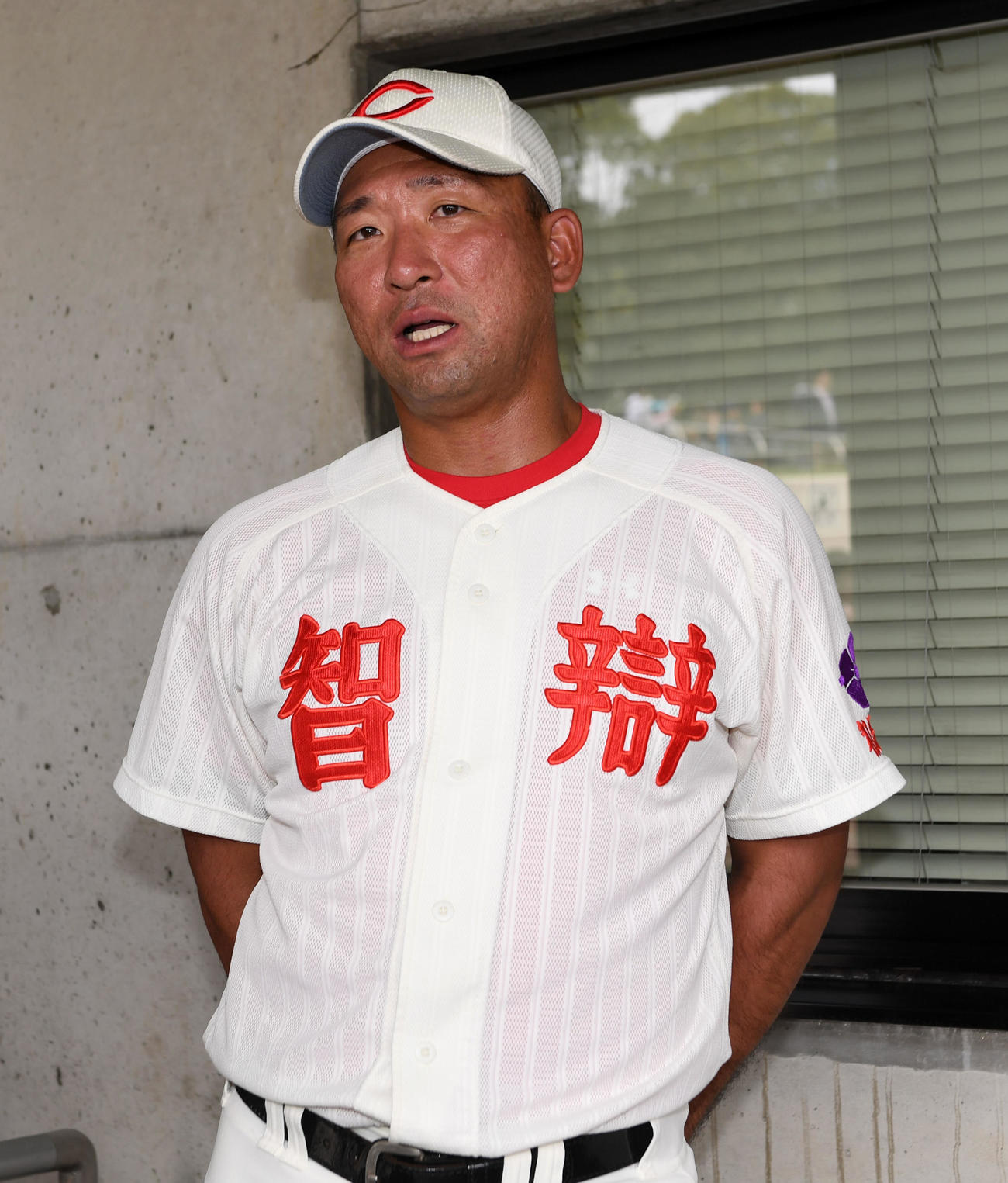 智弁和歌山・中谷仁監督（2019年10月20日）
