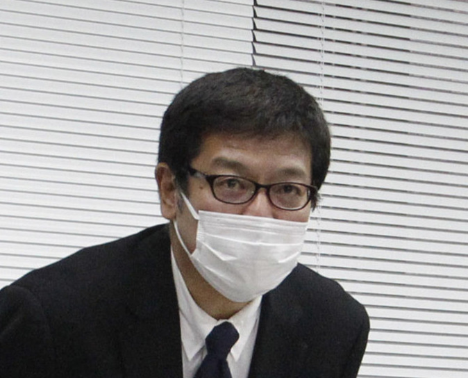 福岡県高野連の土田会長（2020年5月25日撮影）