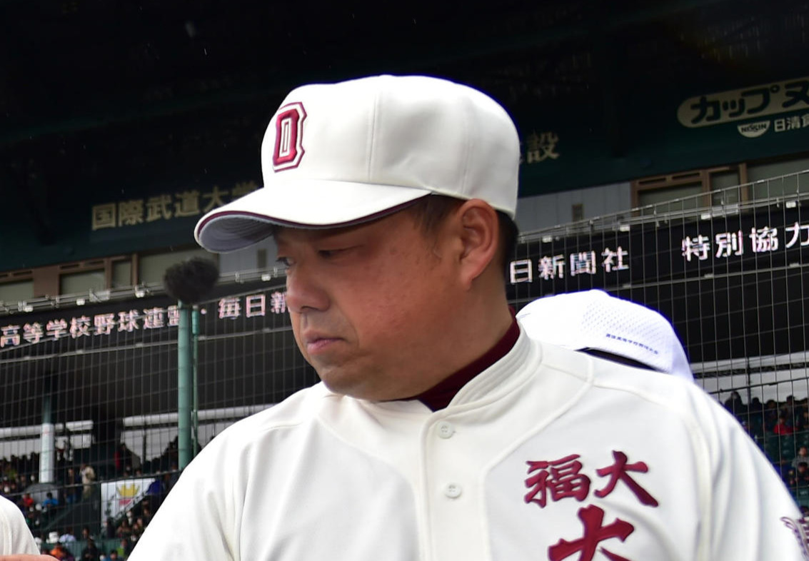 福岡大大濠・八木啓伸監督（2017年3月26日）