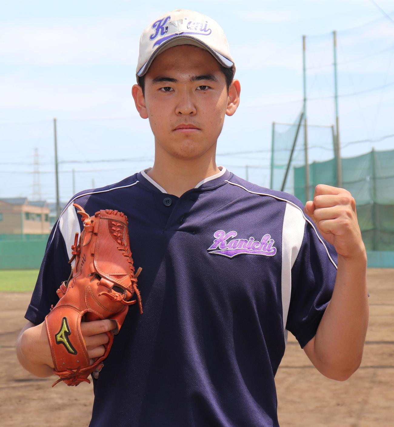東京独自大会へ意気込む関東第一・今村（撮影・古川真弥）