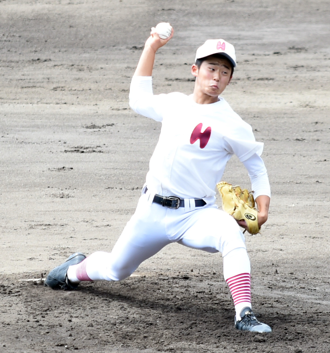 前田李幸投手（福岡高）