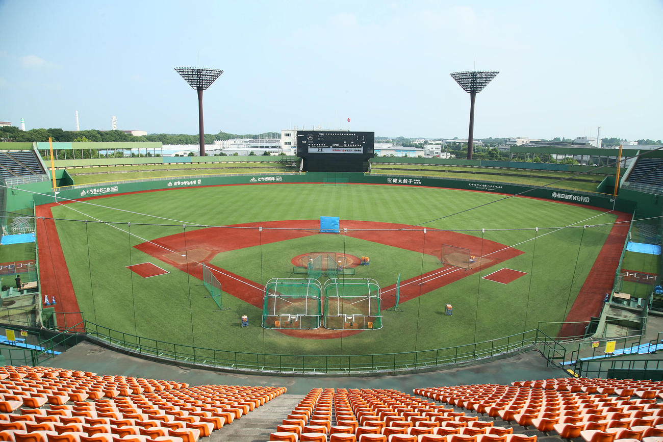 宇都宮清原球場（2017年6月28日撮影）
