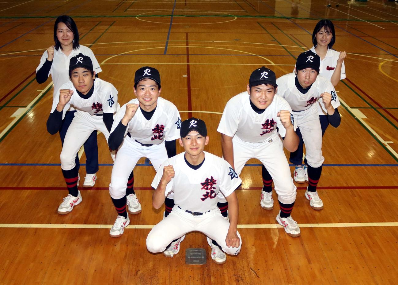 最後の夏に燃える函館稜北の3年生部員（撮影・永野高輔）