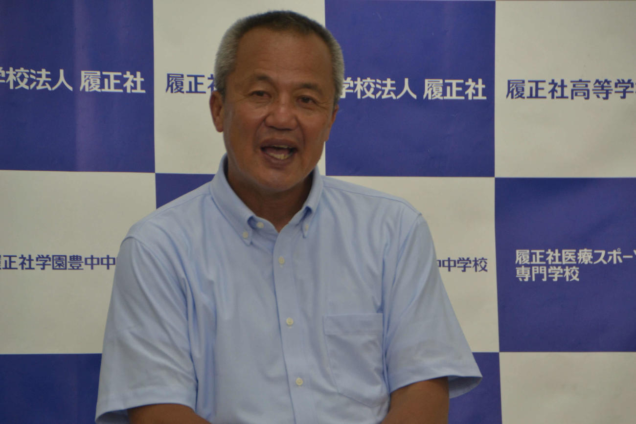 履正社・岡田監督（2020年6月10日撮影）