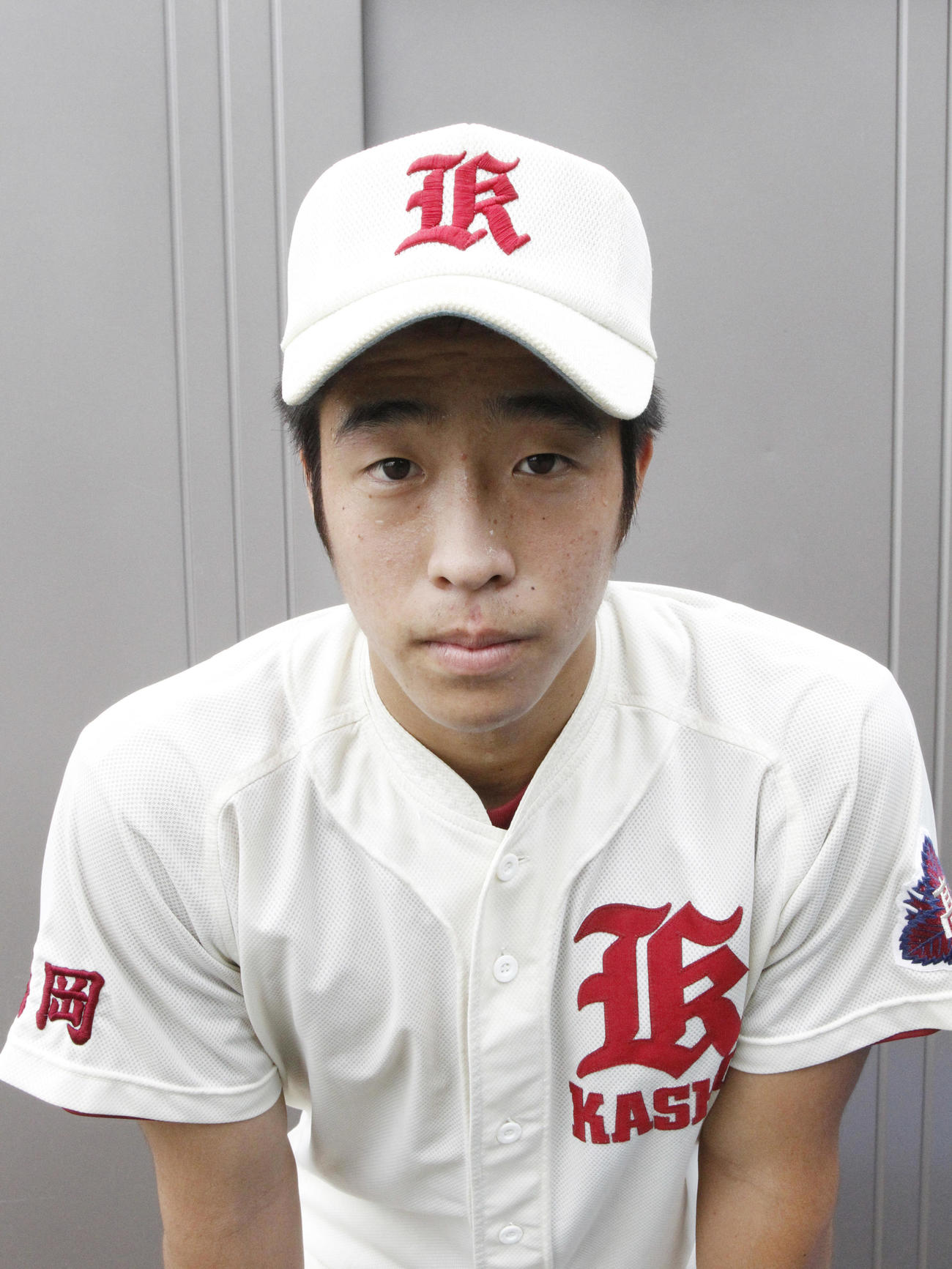 プロ注目の香椎・牟田稔啓外野手（撮影・菊川光一）