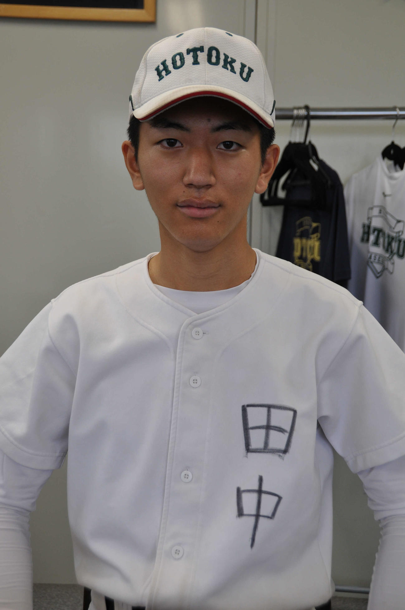 報徳学園の田中太晴（たいせい）マネジャー