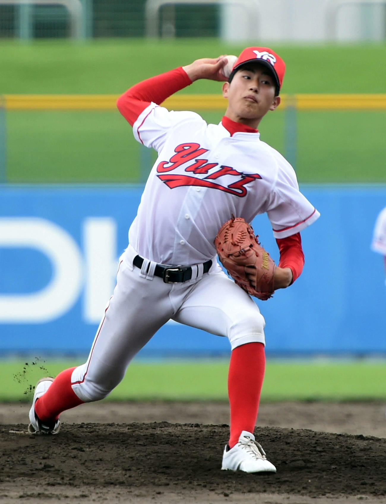 公式戦初先発で完封した由利・関