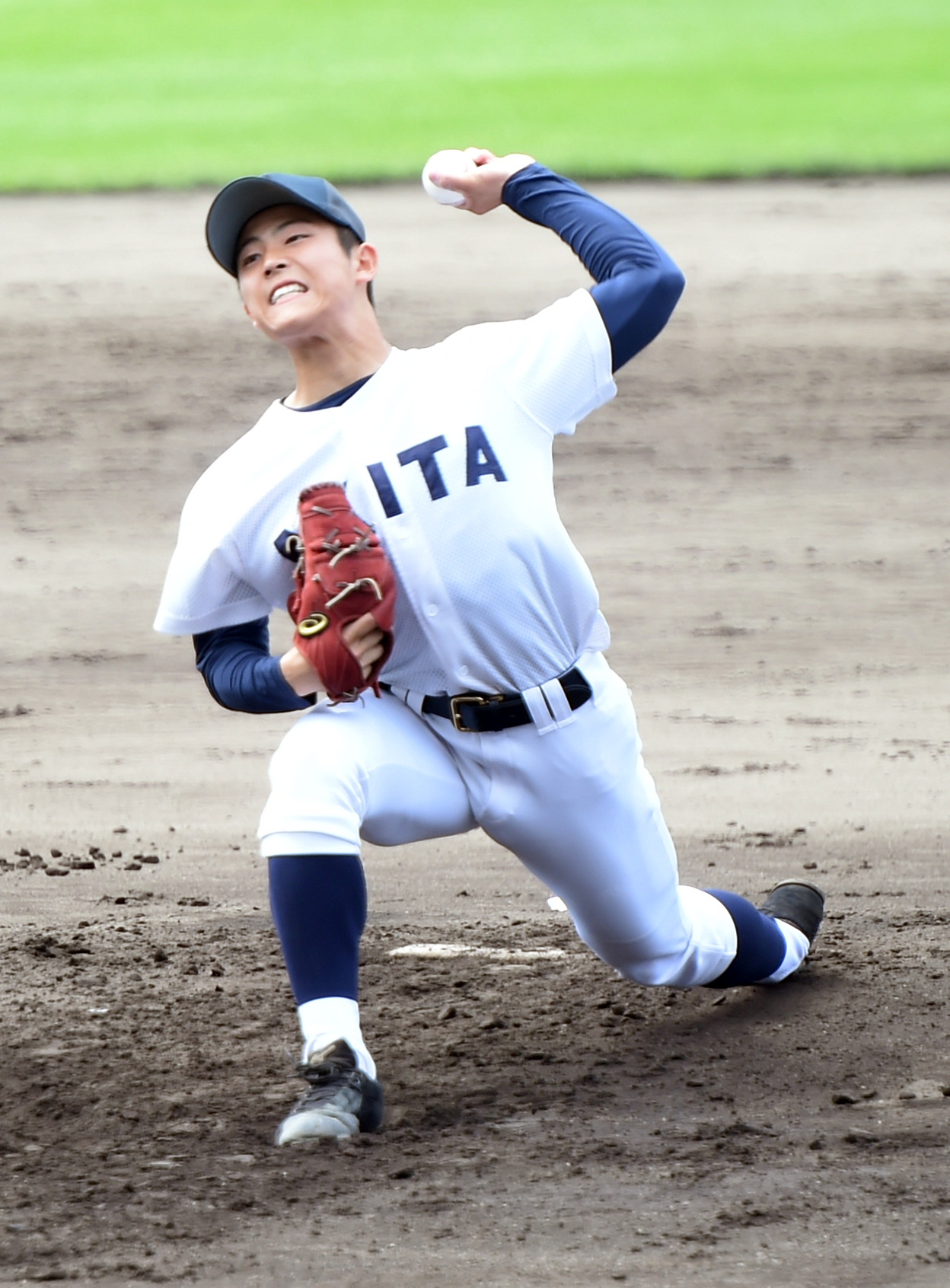 力投する秋田・菊池翔