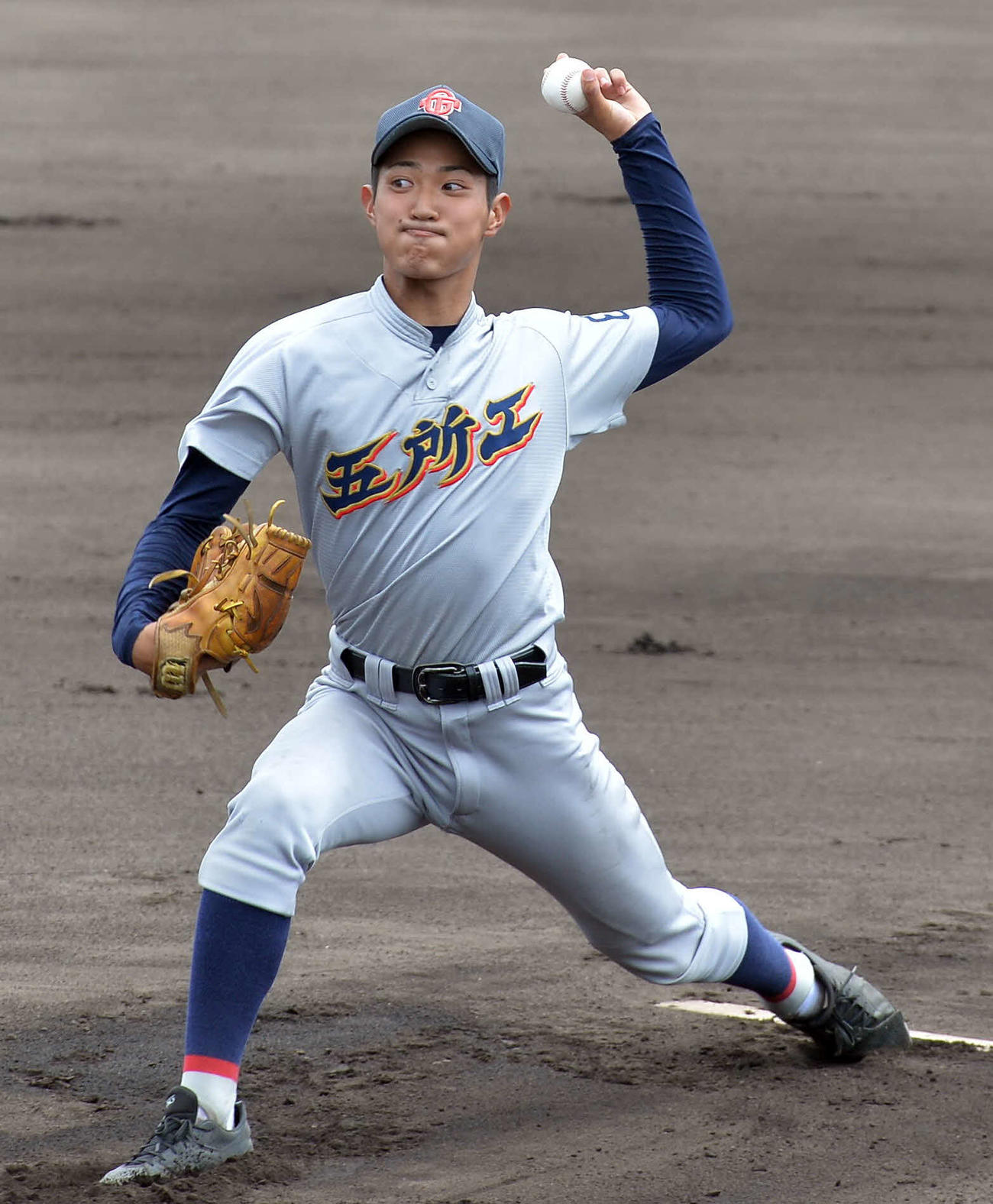 投打に活躍の五所川原工・舘山