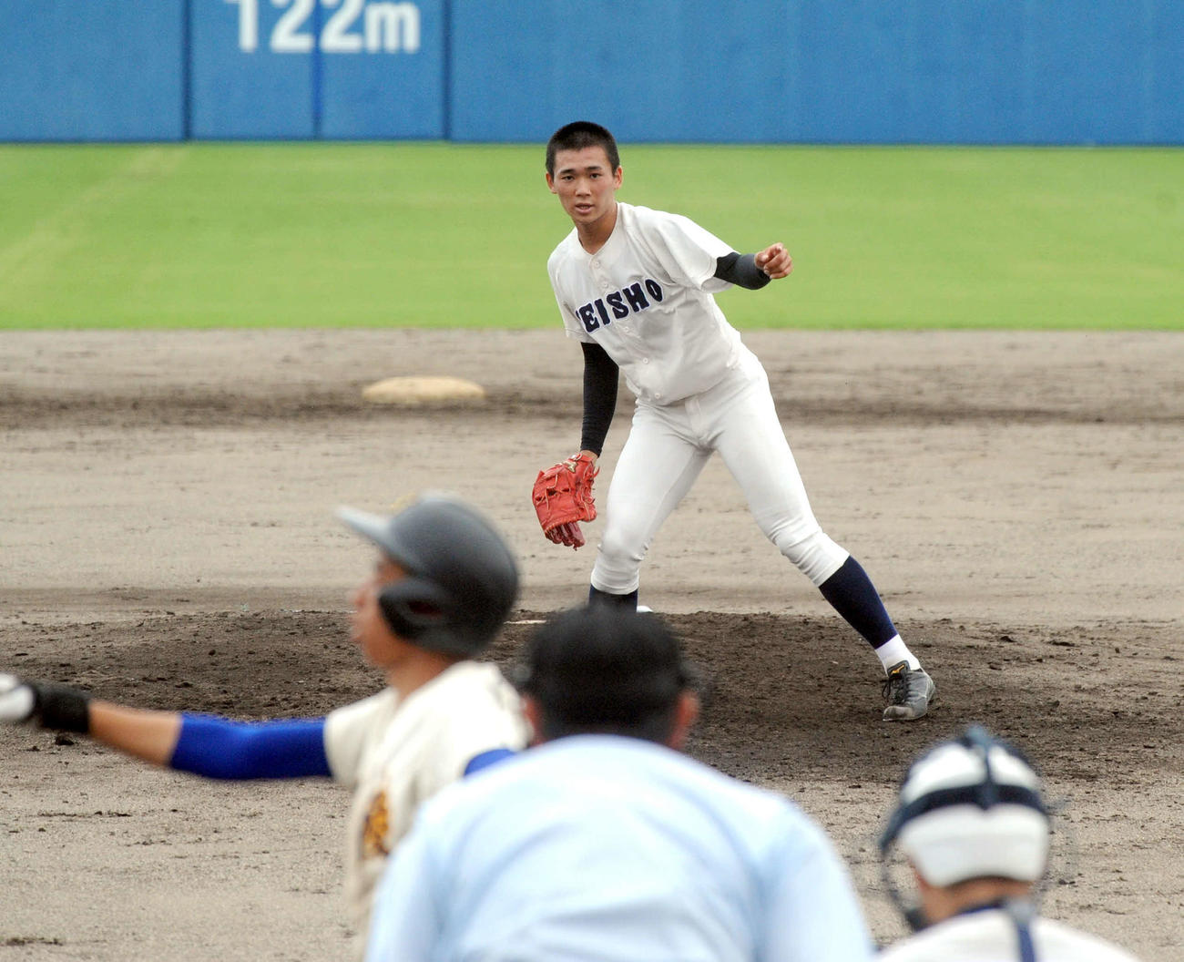 1失点も、直球主体に相手をねじ伏せた静岡商の高田