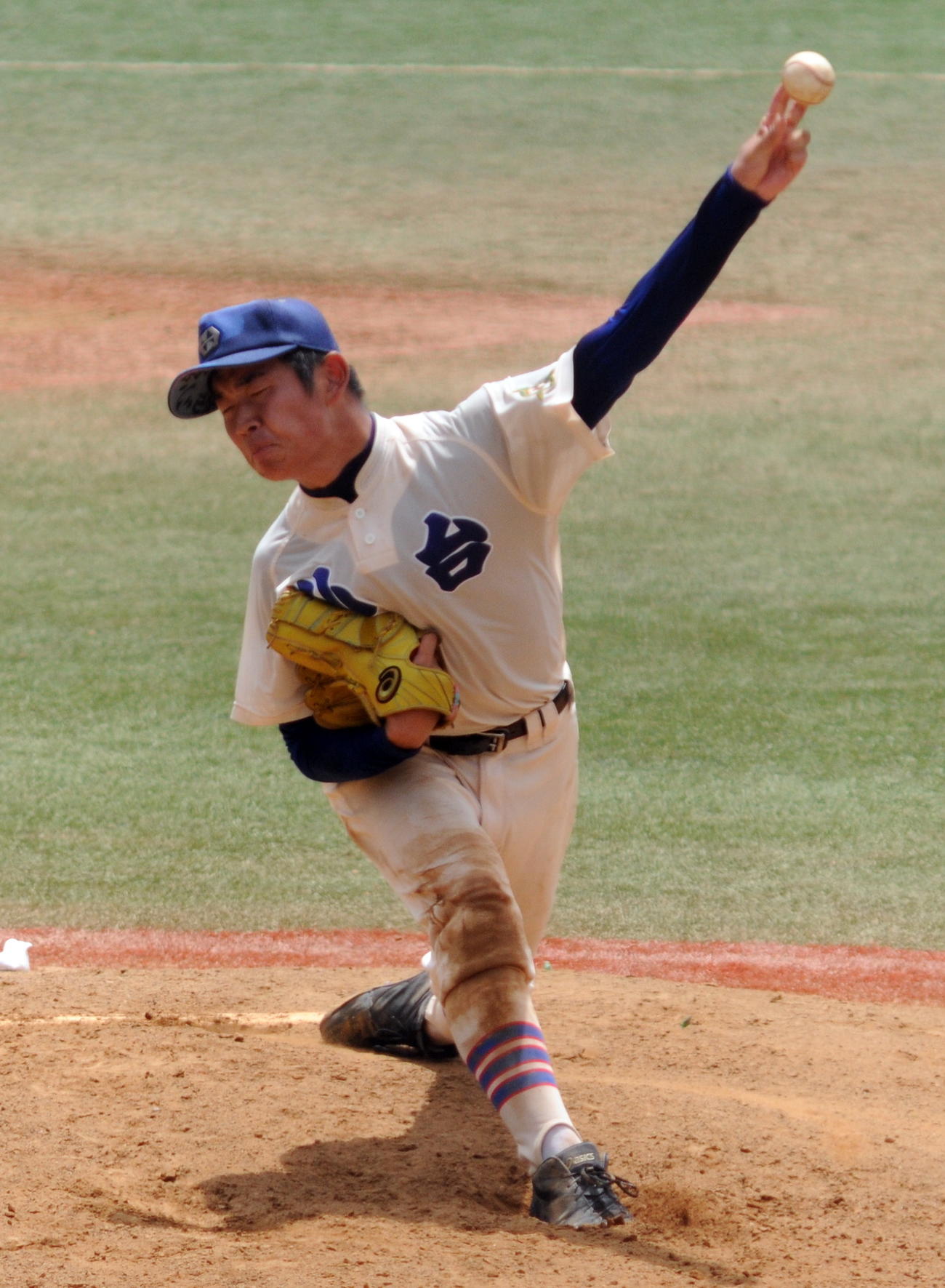 仙台対仙台城南　仙台エース鎌田は8回2／3を6安打2失点で勝利に貢献する