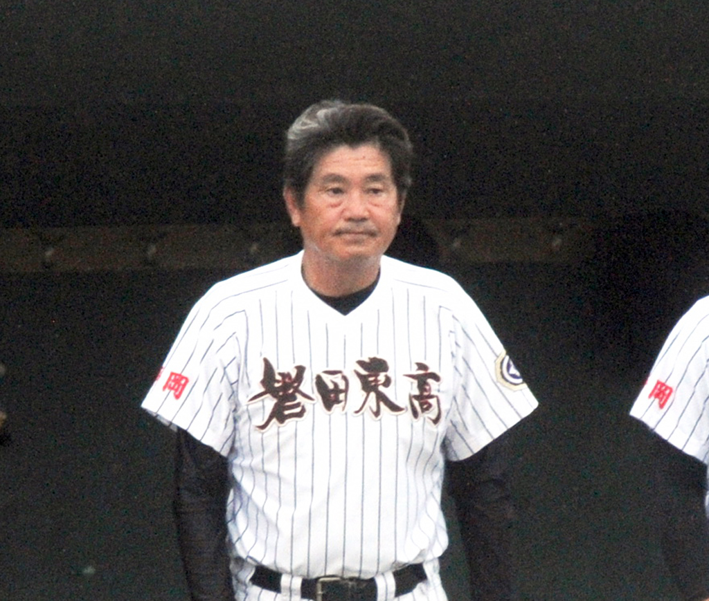 常葉大菊川に敗れ、監督生活を終えた磐田東の山内監督（撮影・河合萌彦）