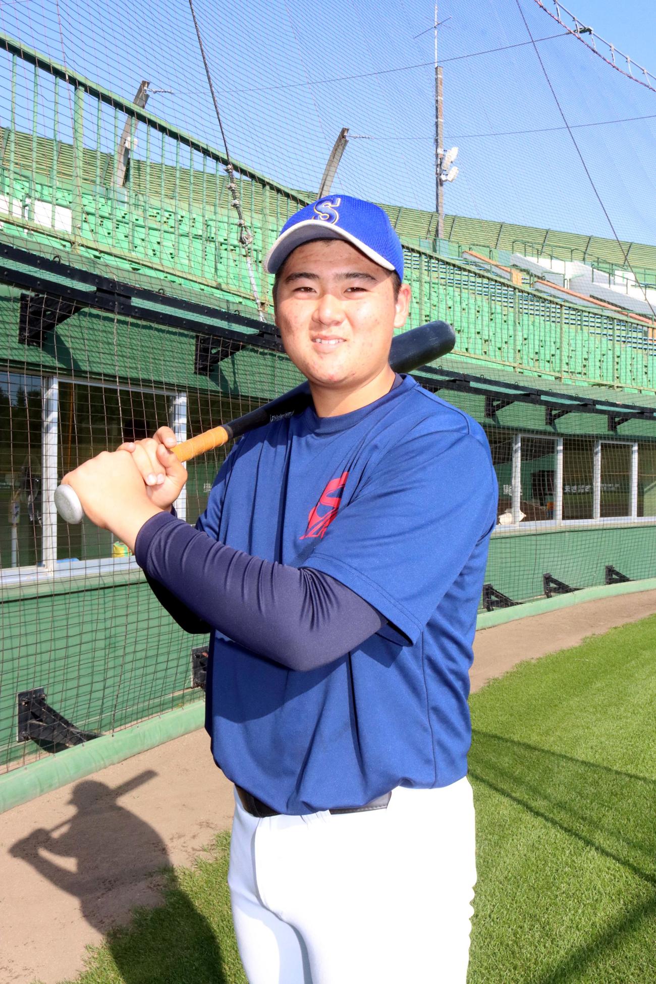 追加メンバーに決まった白樺学園の菊地（撮影・永野高輔）