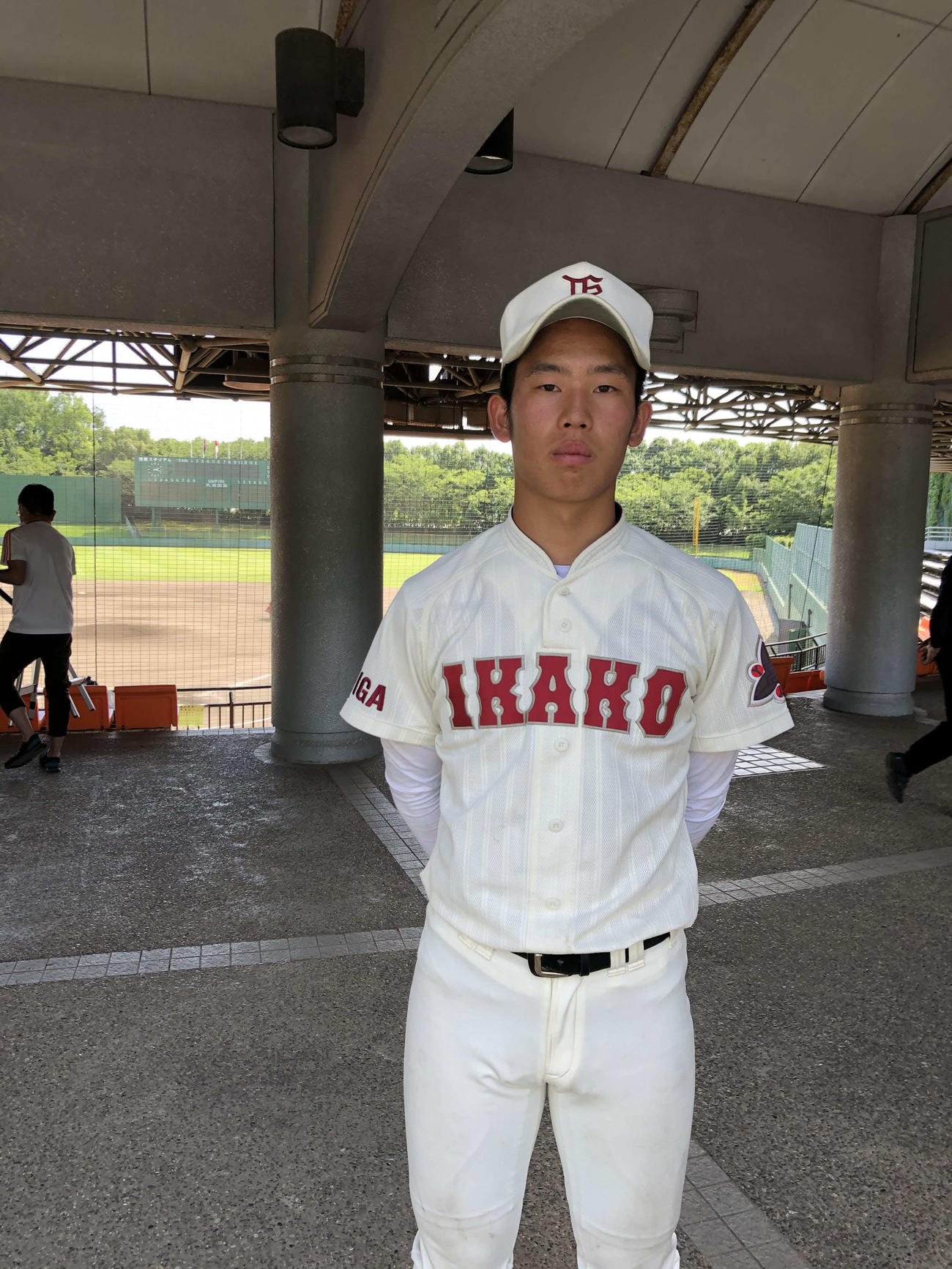 伊香・隼瀬一樹投手（撮影・平井稀花）