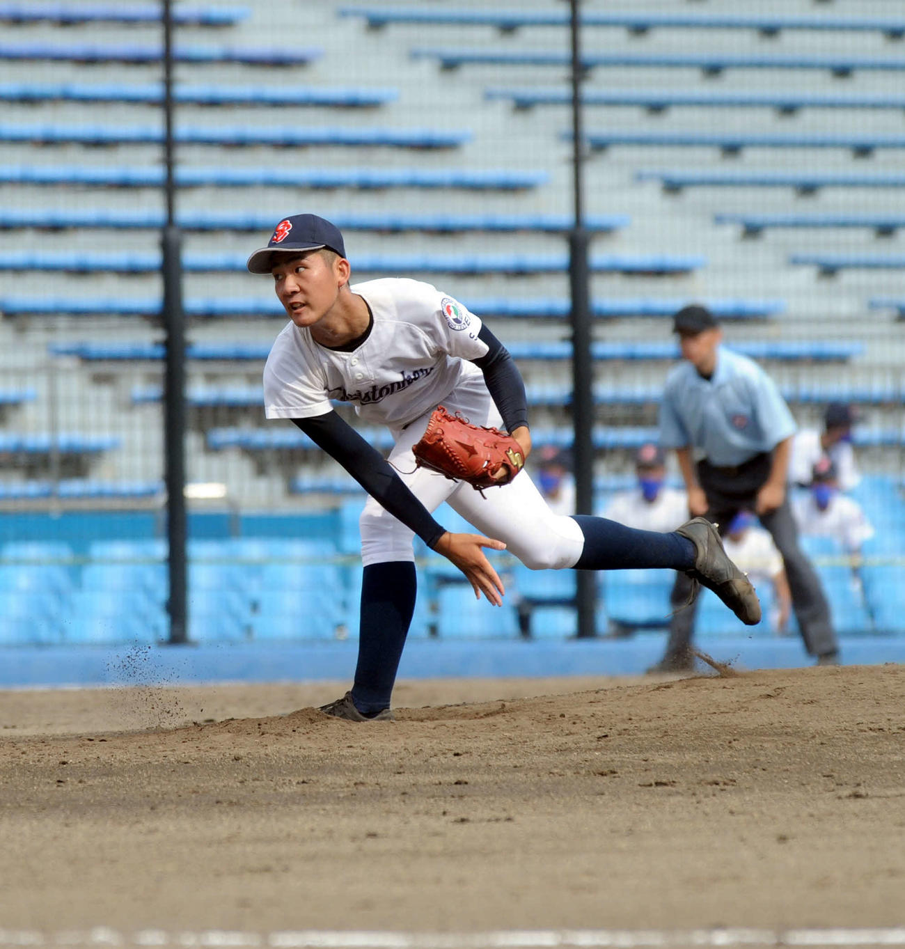 浜松開誠館の粘りに苦しむも、優勝投手となった聖隷クリストファーの城西