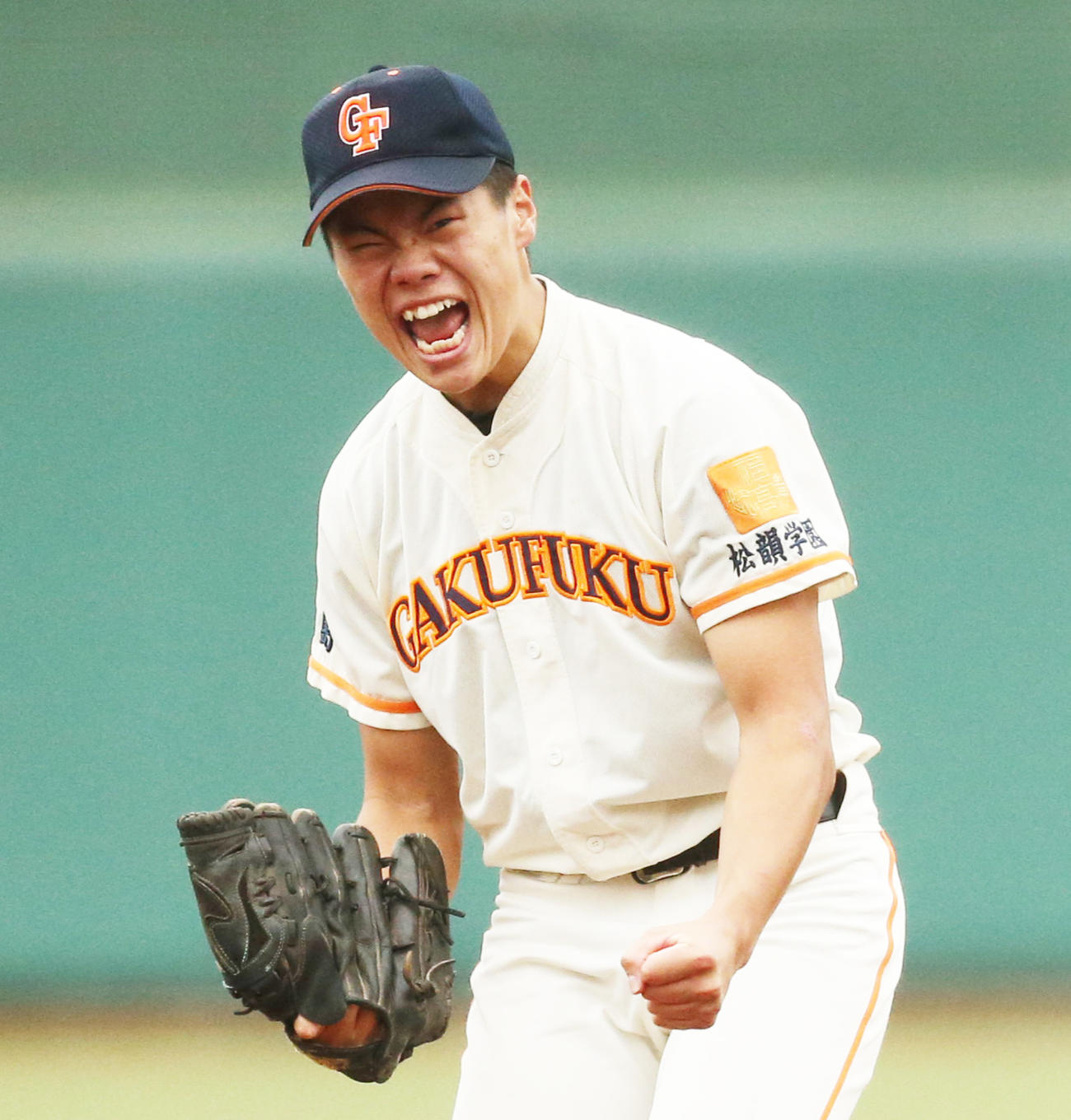 学法福島・辻垣投手（7月18日撮影）