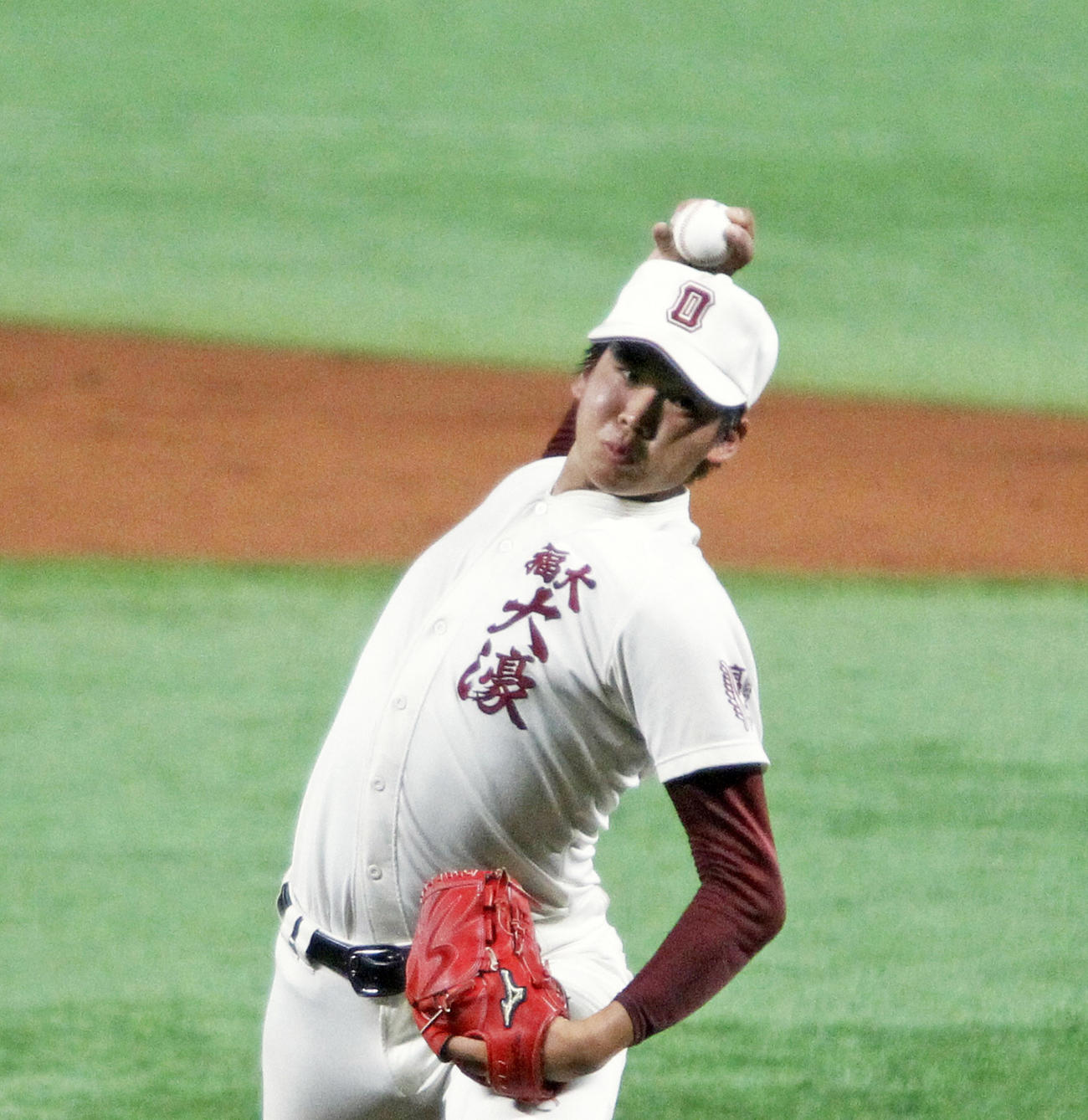 福岡大大濠・山下舜平大（2020年8月3日撮影）