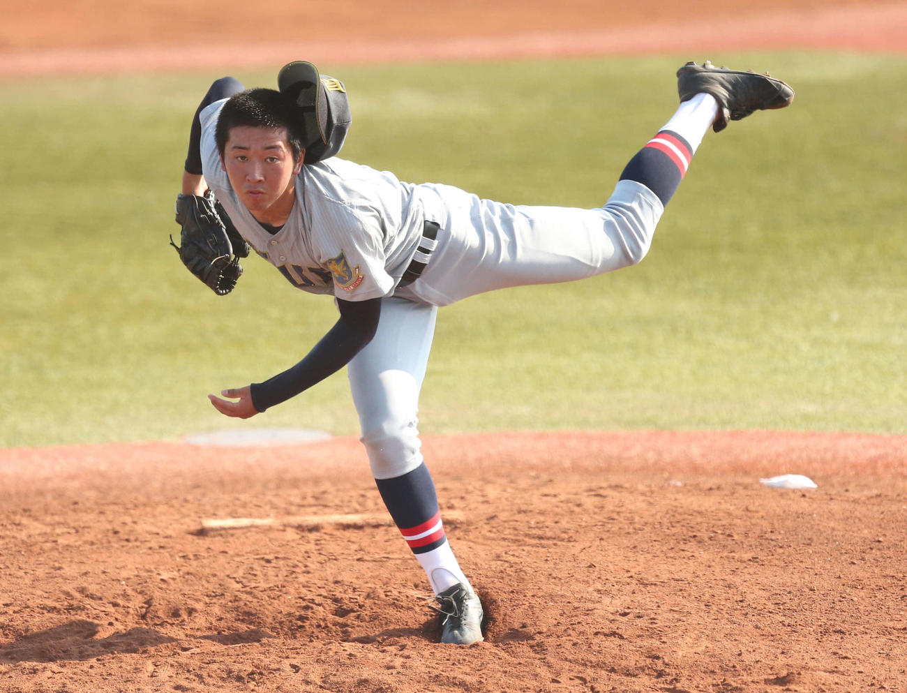 仙台育英・向坂優太朗（2020年8月11日撮影）