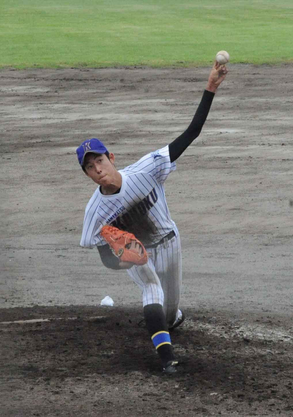 浜松湖北・北沢勇都投手（2020年7月18日撮影）