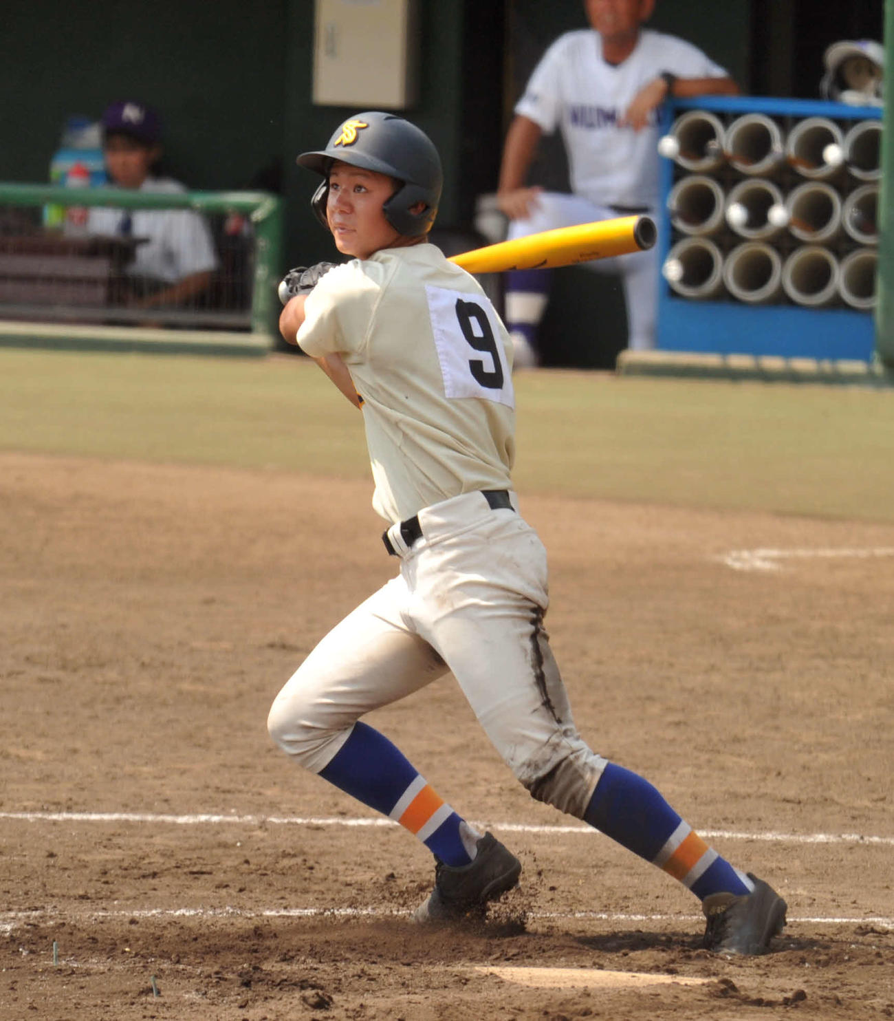 2安打2打点と活躍した星陵・市川