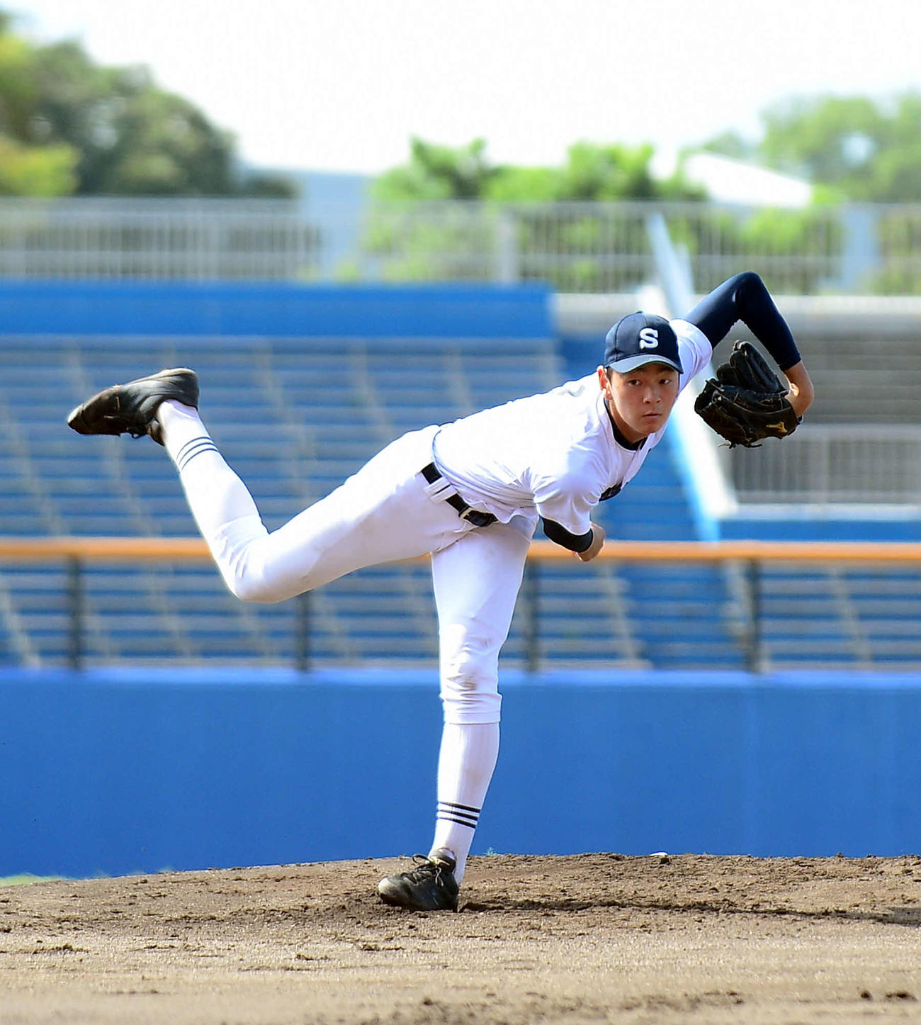 初完投初完封を飾った静岡・高須