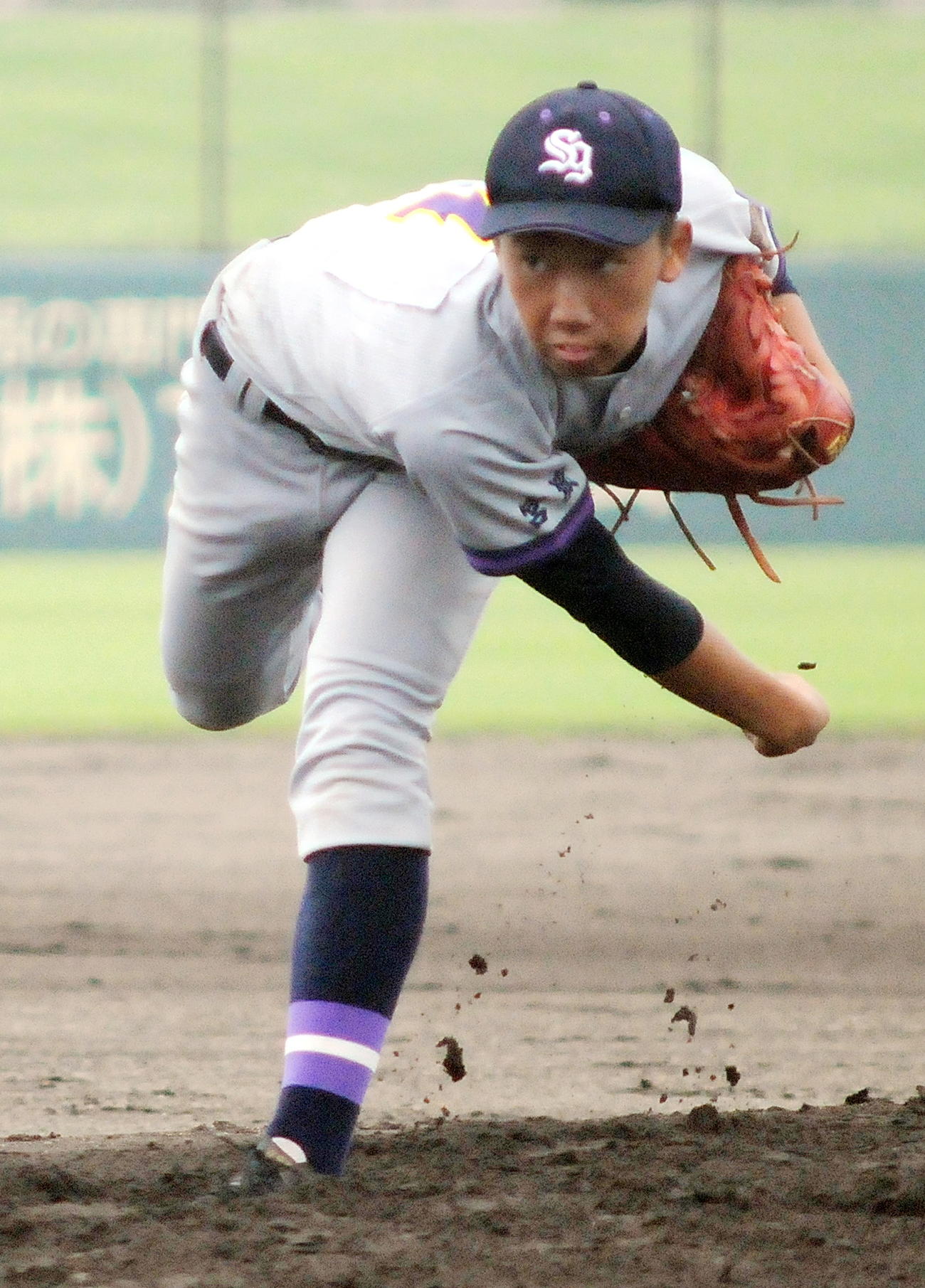 亘理・伊具連合対聖和学園　聖和学園エース小林は3安打8奪三振で5回完封勝利する