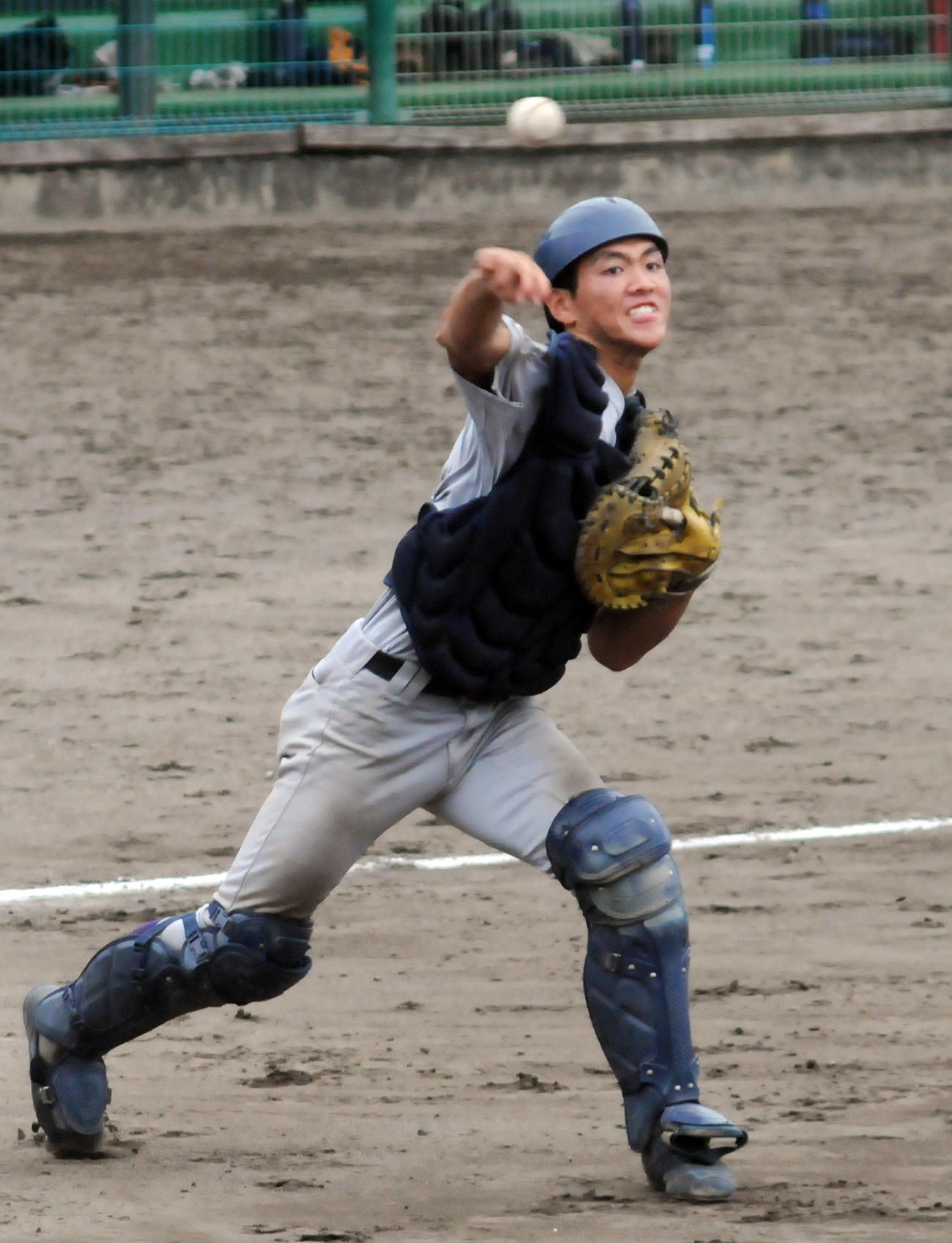 花巻東対花巻南　投手陣を好リードした花巻東・田代