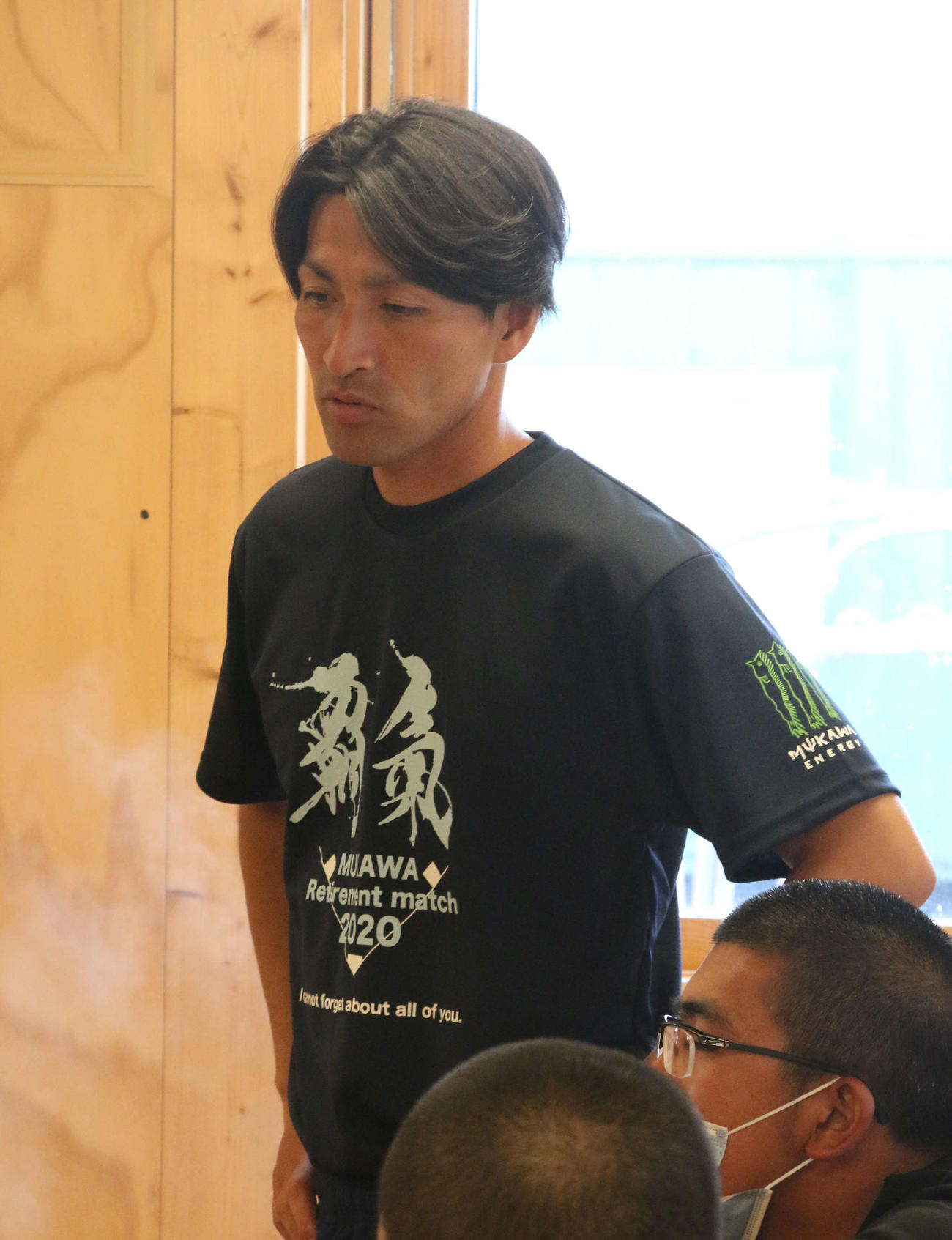来年3月に退任することが決まっている鵡川・鬼海監督（撮影・浅水友輝）
