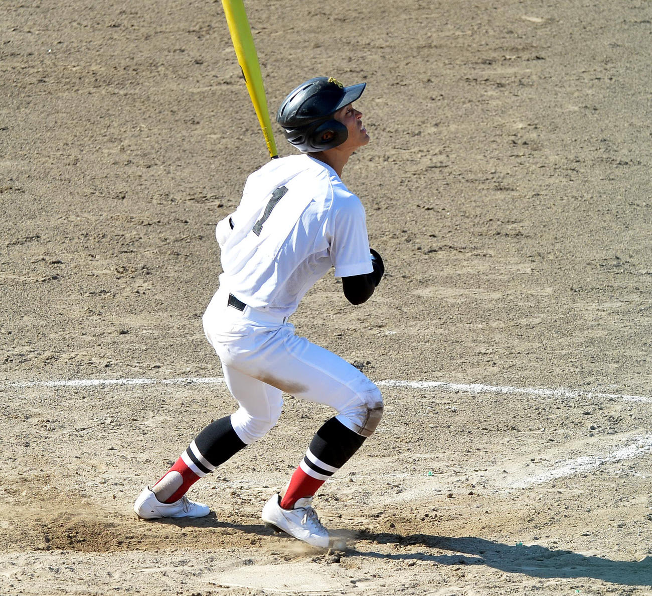 5回裏角館2死満塁、2点適時打を放つ武田（撮影・佐藤究）