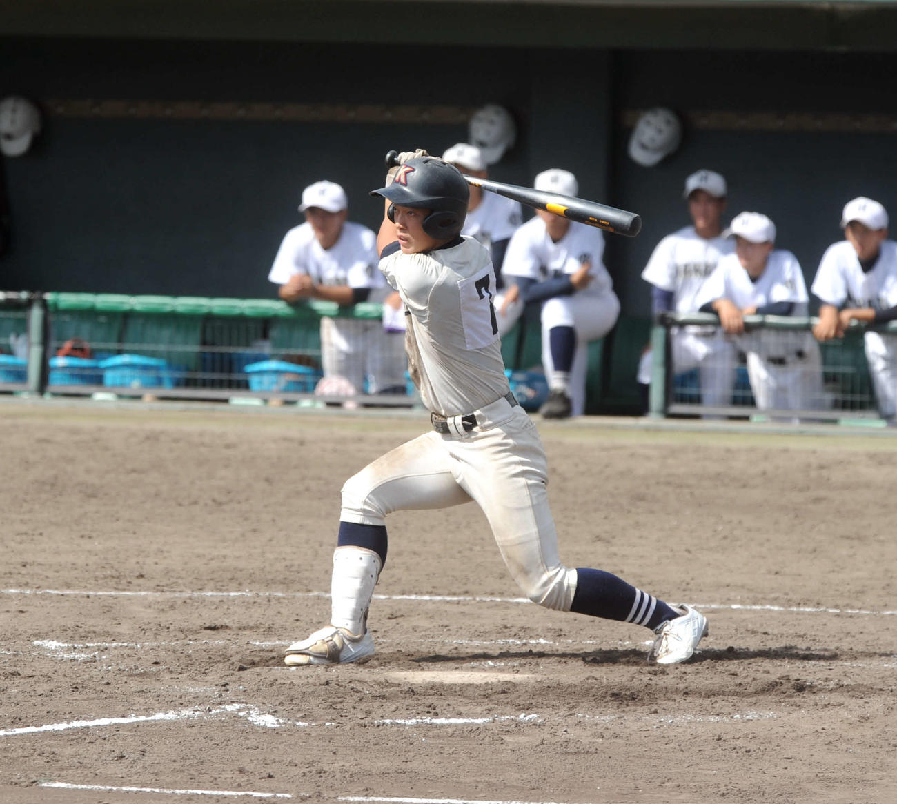 5安打3打点で打線をけん引した掛川西の松浦