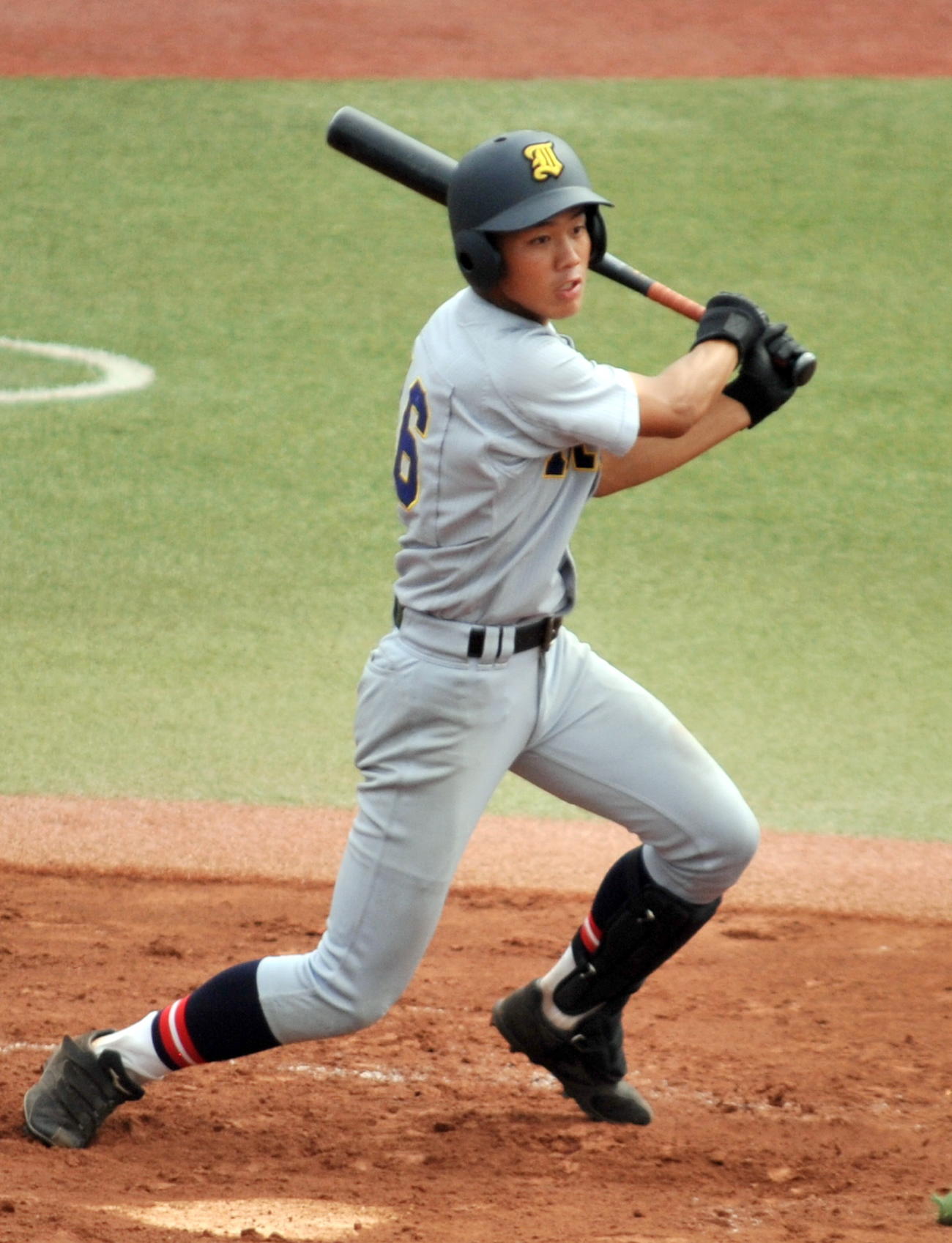 古川工対仙台育英　仙台育英・洞口は先制三塁打を含む2安打3打点で高校公式戦デビュー