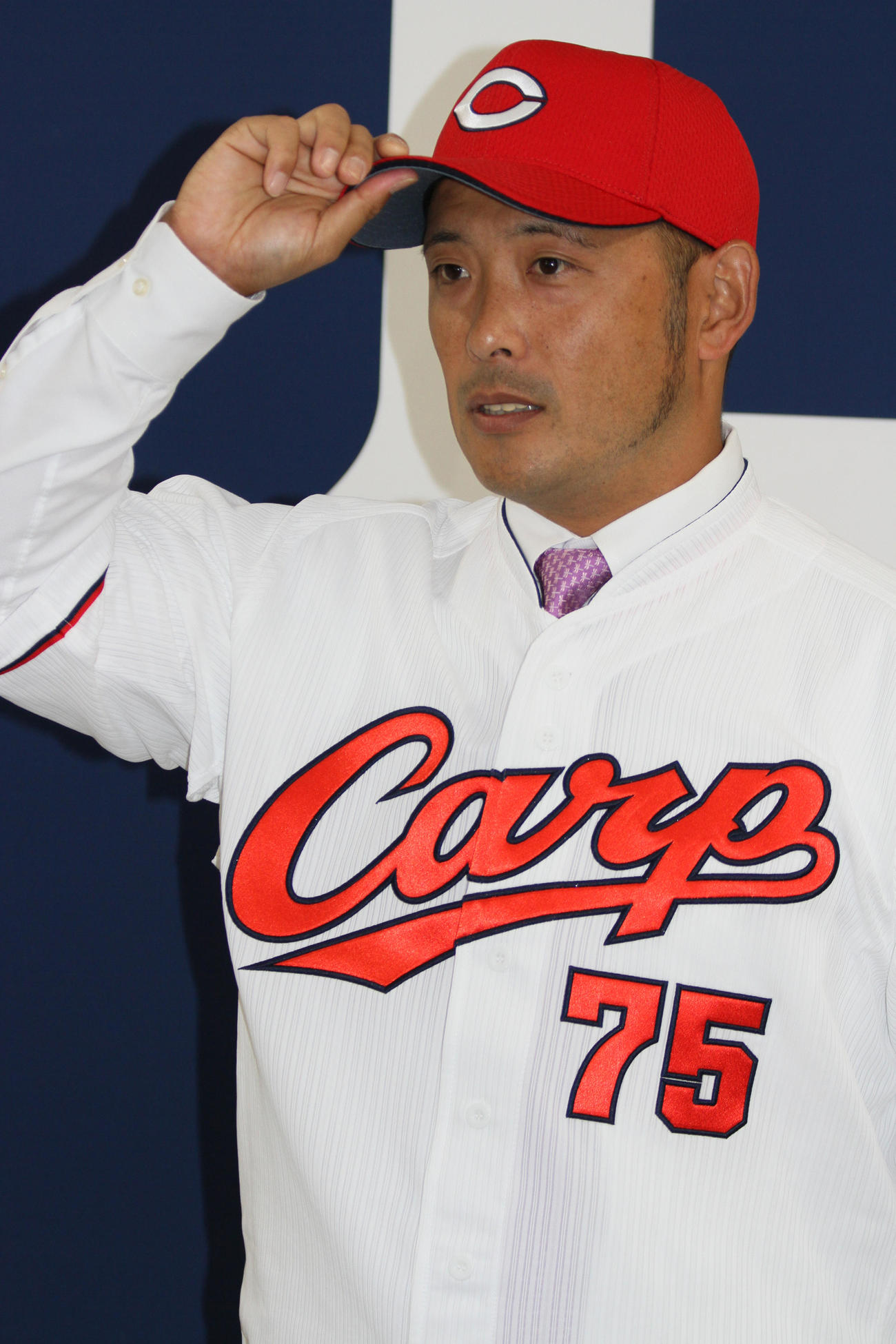 広瀬純外野守備走塁コーチ（2017年10月31日撮影）