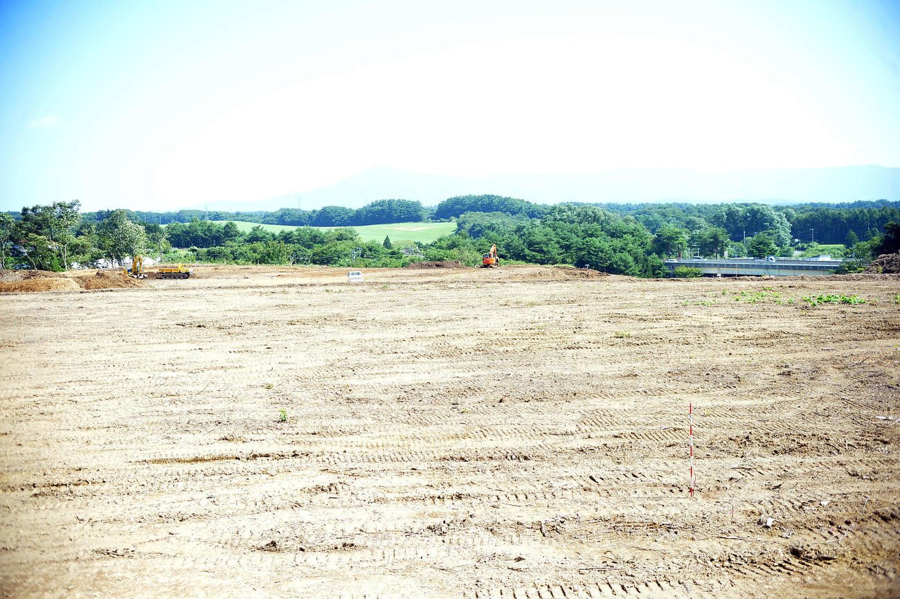 東京ドーム2個分の広さがある盛岡誠桜の総合グラウンド建設地