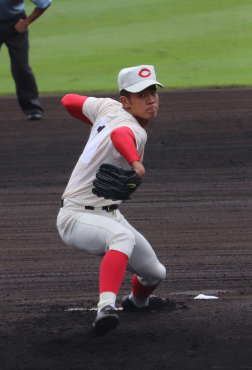 智弁学園先発の西村