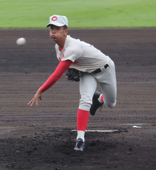 智弁学園先発の西村