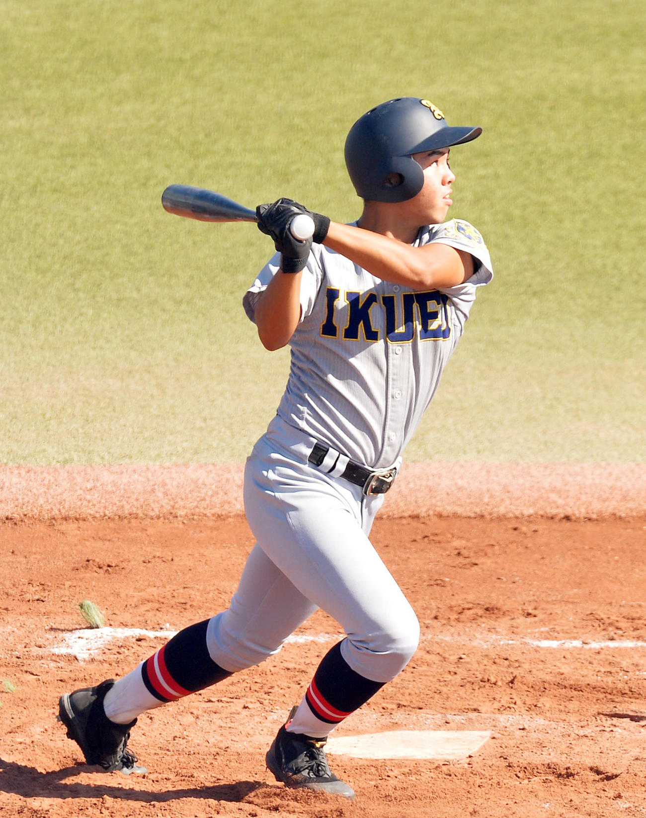 チームを引っ張った仙台育英・島貫主将（撮影・佐藤究）