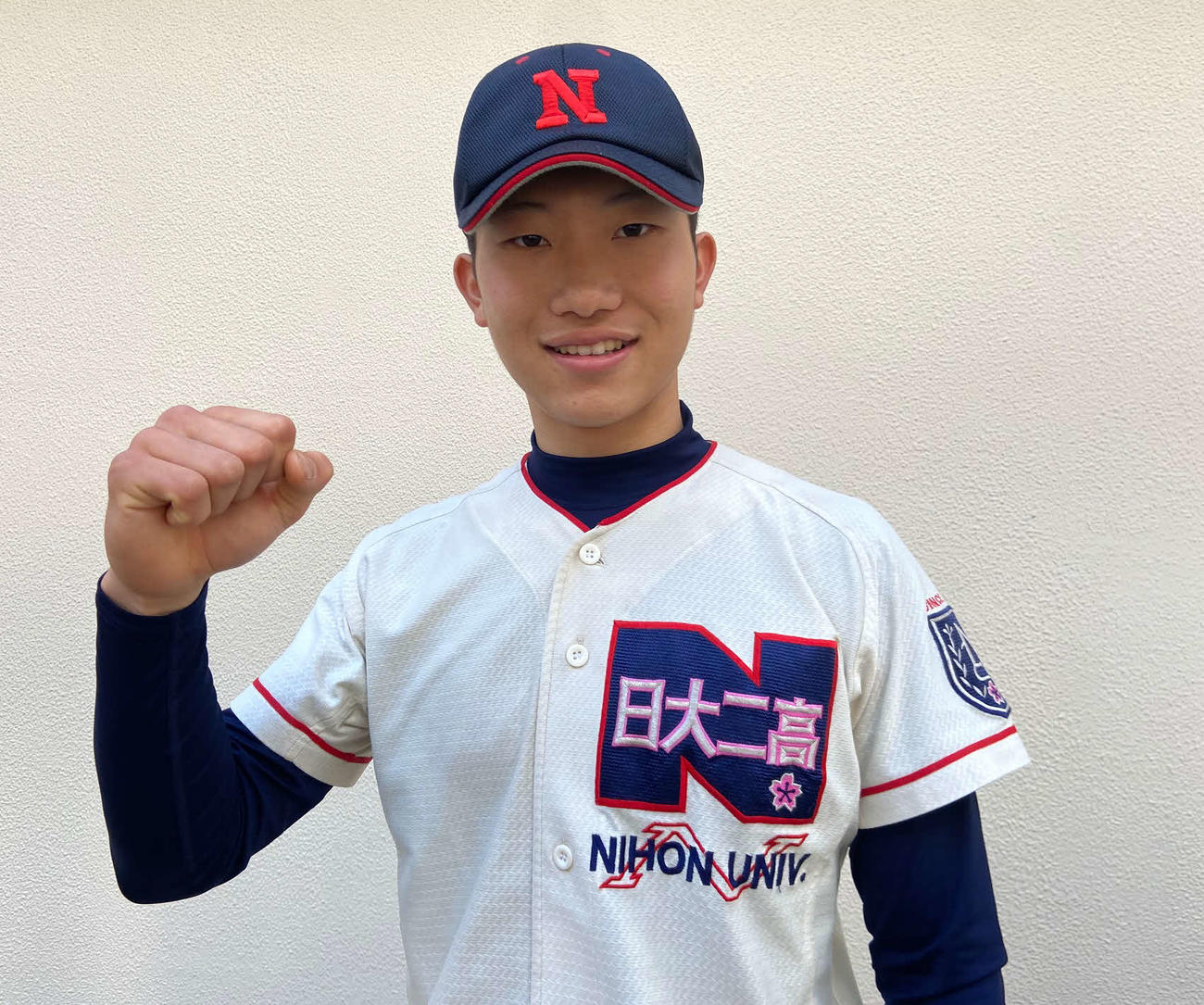 日大二対日本学園　2本塁打含む5打数4安打3打点の活躍をみせた日大二・杉山（撮影・小早川宗一郎）