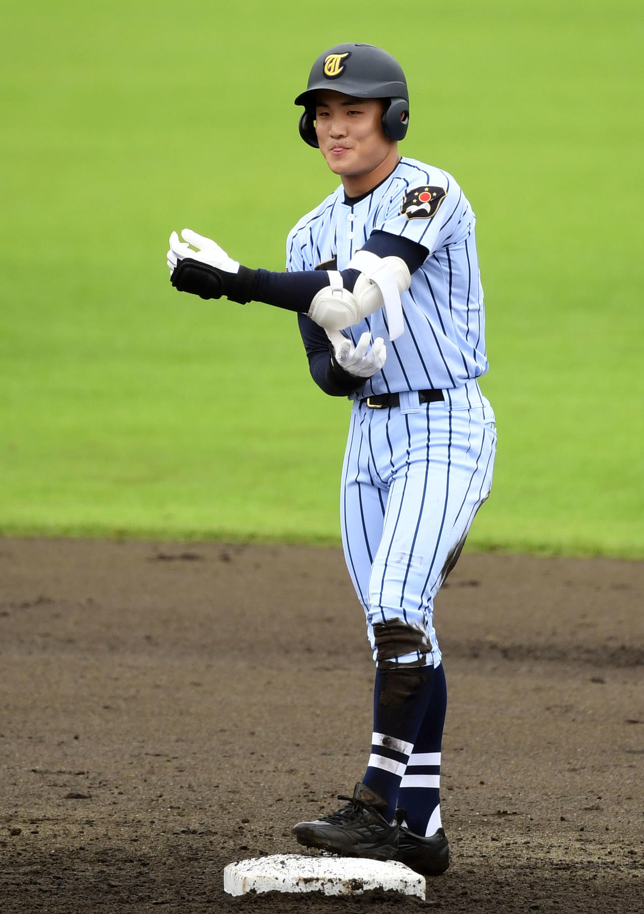 東海大菅生・杉崎（20年7月29日撮影）