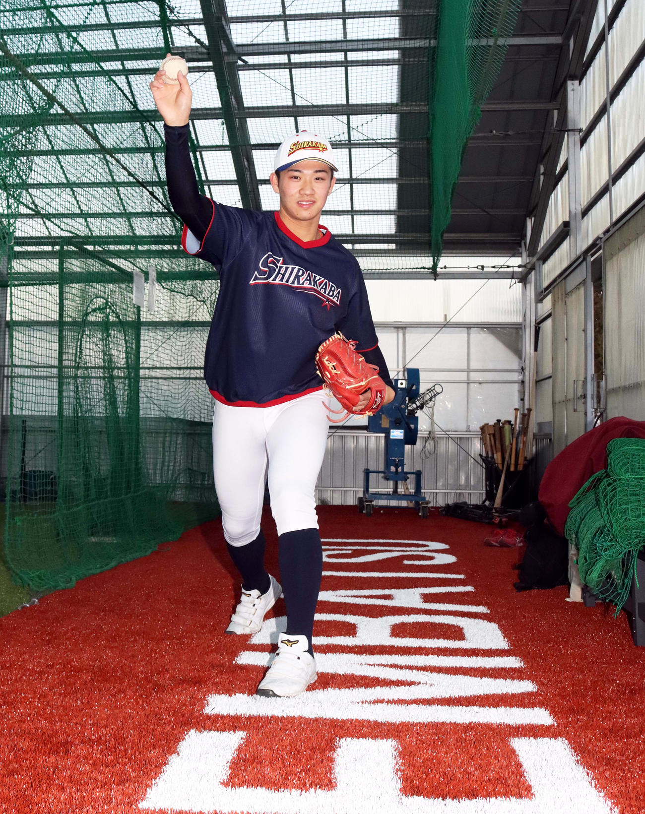 NTT東日本入りが内定した白樺学園の片山（撮影・永野高輔）