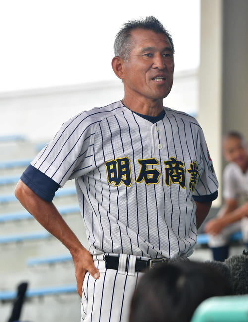 明石商 狭間監督 最善尽くせ 来田 中森にエール 高校野球 日刊スポーツ