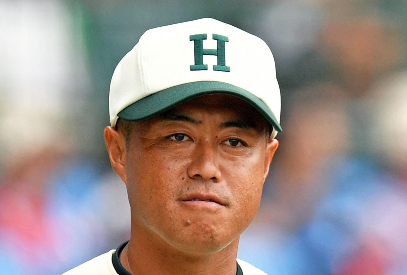 報徳学園・大角健二監督（2018年8月16日撮影）