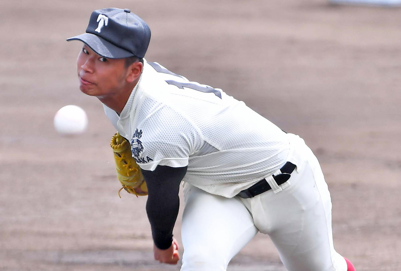 大阪桐蔭・松浦慶斗（2020年8月9日撮影）