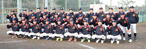 初のセンバツ出場を決めた柴田ナイン（撮影・山田愛斗）