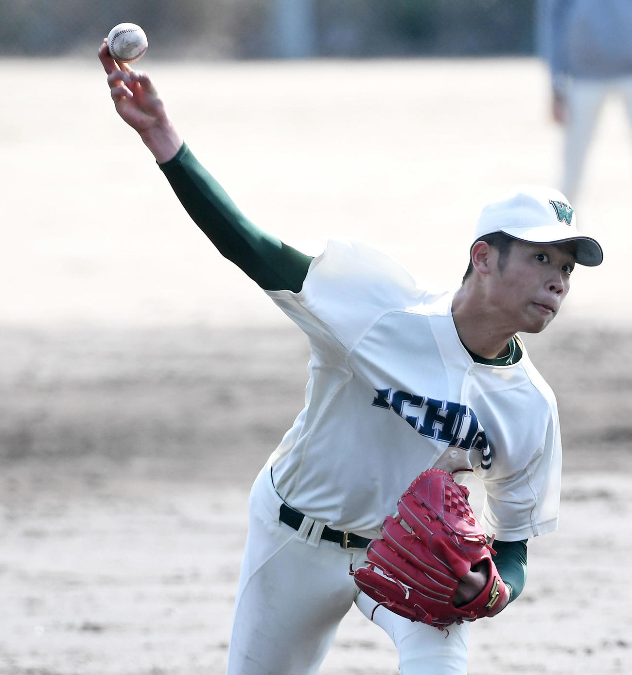 近大付に1失点完投の市和歌山・小園（撮影・前岡正明）