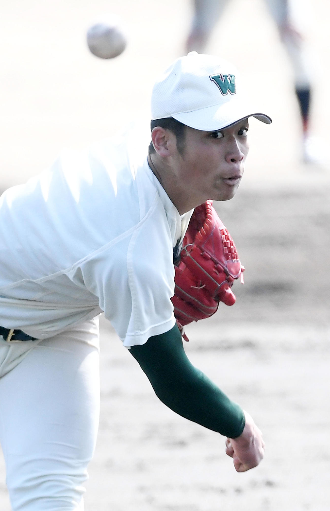 近大付戦に先発した市和歌山・小園は1失点完投（撮影・前岡正明）