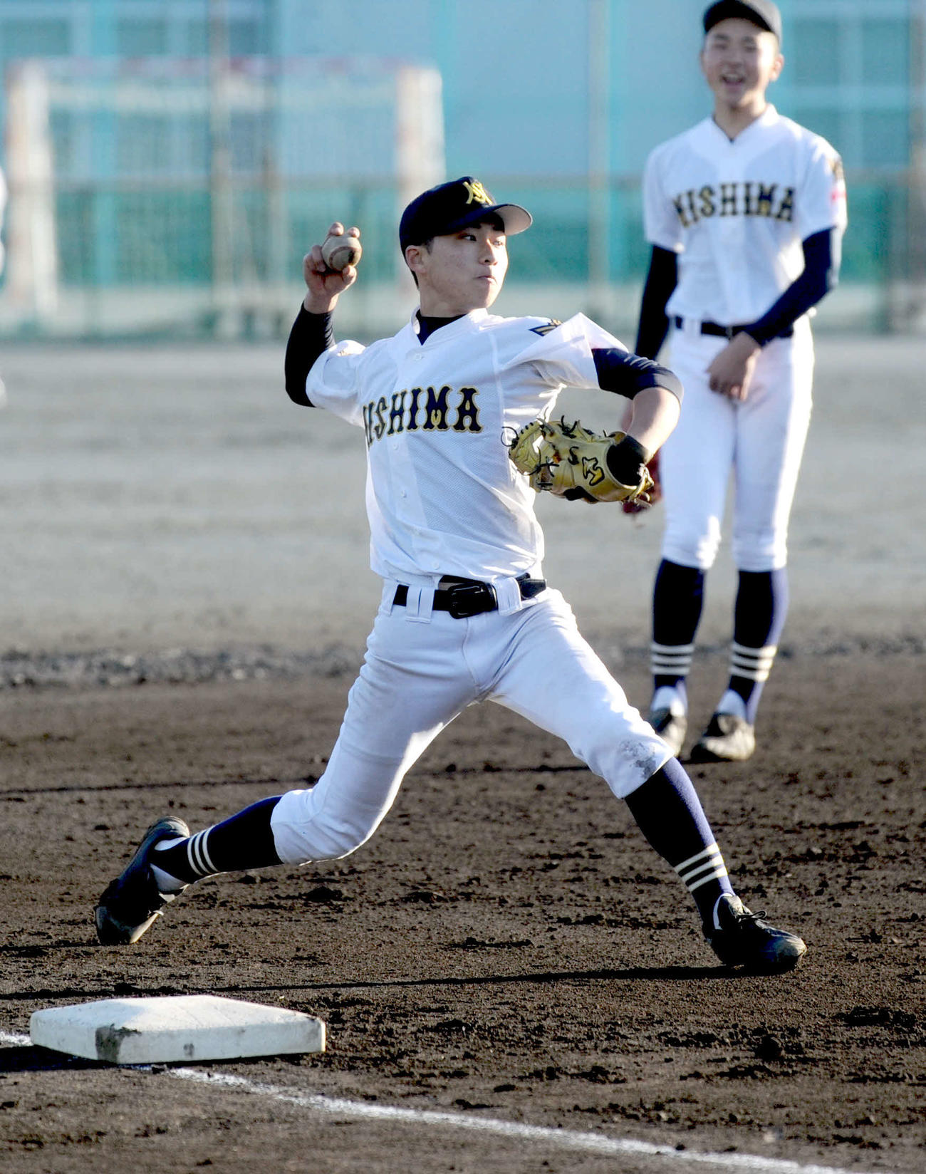 センバツ1次登録で初めてメンバー入りした三島南の伊藤春