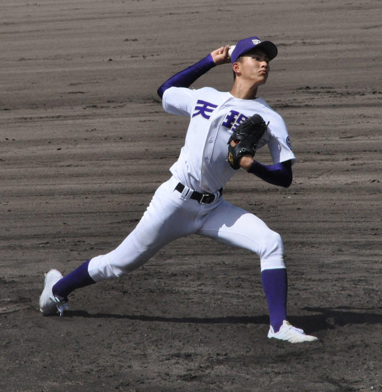 天理の達孝太投手（2020年9月12日撮影）