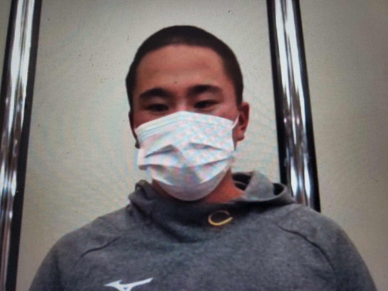 中京大中京のエース畔柳亨丞はセンバツに向けてオンライン取材で気を引き締めた