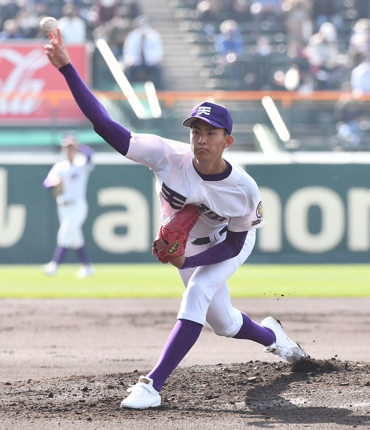 天理先発の達孝太（撮影・上田博志）